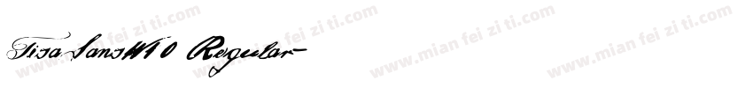 TisaSansW10 Regular字体转换